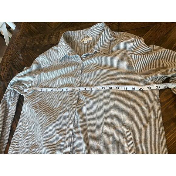 Umgee Nautical Cottage Core Tunic Top Women 2XL Lace Dainty Soft Loose Comfy - Picture 4 of 8